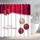 thumbnail image 4 of Cortina de ducha de Navidad 90x180 pulgadas - Decoración de baño navideño con impresión digital - Tela de poliéster con rellenos metálicos - Secado rápido y cuidado sencillo, 4 of 6