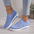thumbnail image 2 of Mepaouo Womens Slip on Walking Shoes Breathable Sock Flats Mesh Casual Fashion Tennis Running Sneakers, 2 of 6