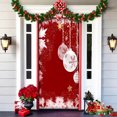 thumbnail image 6 of Christmas Door Cover Tapestry, Holiday Front Door Wrap, Merry Xmas Winter Fabric Decoration, Party Door Hanging, Classroom or Home Holiday Decoration, Easy Install Christmas Decorations, 6 of 8