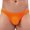 Orange, variant on Vedolay Cotton Panties For Women Men's Pouch Bikini Underwear Solid Color Low Rise Underpanties,Yellow M