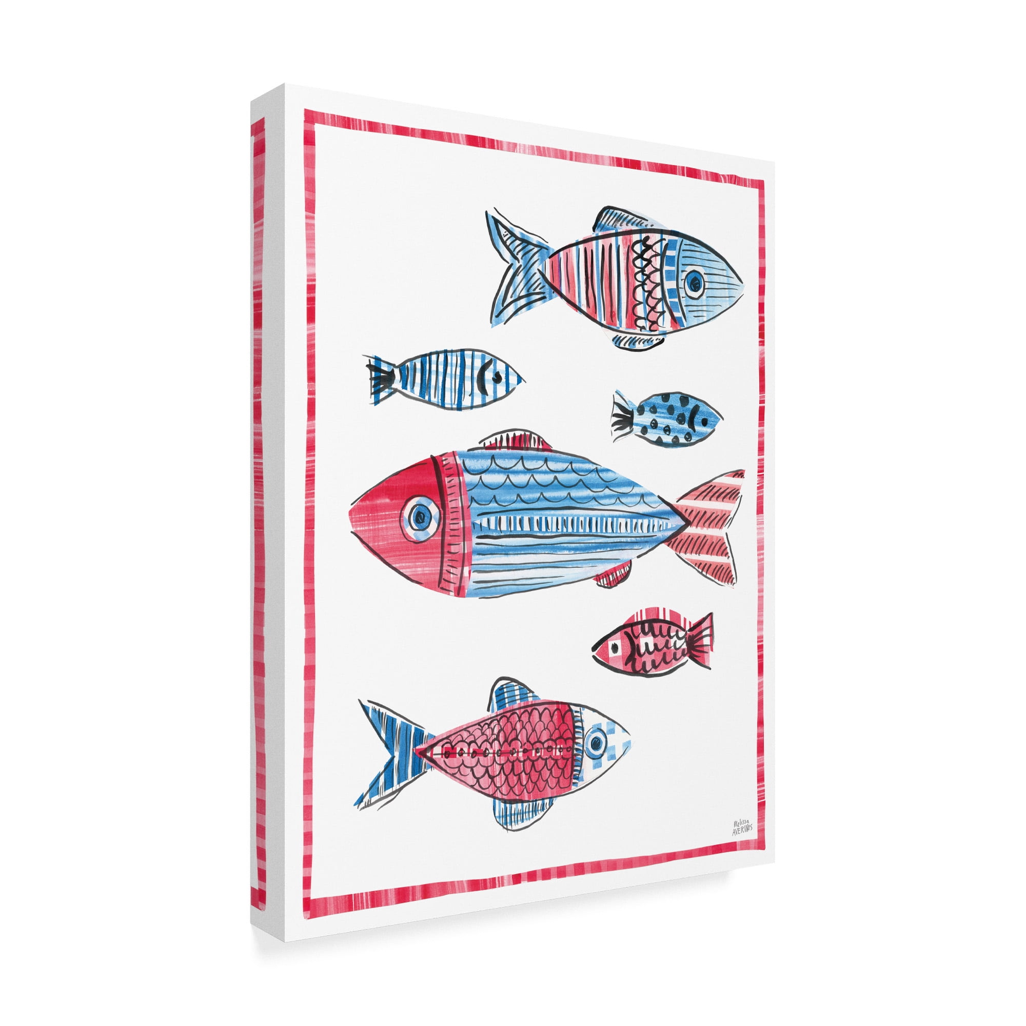 Trademark Fine Art 'Coastal Americana I' Canvas Art by Melissa Averinos