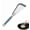 Blue, variant on Stainless-Steel Slotted Flex Fish Turner, Fish Spatula with Silicone Edges, for Nonstick Cookware, Comfortable Handle, Slotted Fish Turner Spatula Flipper for Fish, Egg, Pancake (Beige)