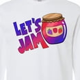thumbnail image 4 of Inktastic Let's Jam Long Sleeve T-Shirt, 4 of 5