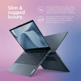 thumbnail image 3 of Lenovo Ideapad 5 15.6" FHD IPS Laptop, AMD Ryzen 7 5825U, 16GB RAM, 512GB SSD, Abyss Blue, Windows 11 Home, 82SG00BLUS, 3 of 20