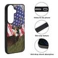 thumbnail image 2 of WIRESTER Shockproof Soft Rubber Cover Case for Samsung Galaxy S26+ / S26 Plus 6.7" 2026, Vintage American USA Flag Deer, 2 of 5
