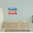 thumbnail image 2 of Stupell Industries Flamingo Friends Tropical Island Coast Graphic Art White Framed Art Print Wall Art, Design by Paul Brent, 2 of 7