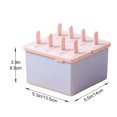 thumbnail image 3 of 8-Pack Vertical Popsicle Molds BPA-Free - Leakproof Silicone IceMaker for Homemade Frozen Treats, Yogurt & Fruit Snacks, 3 of 3