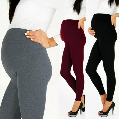 Long Length Maternity Pants - The Noble Collection Pregnant Women Warm Comfortable Maternity Leggings Ankle Length Pregnancy Pants