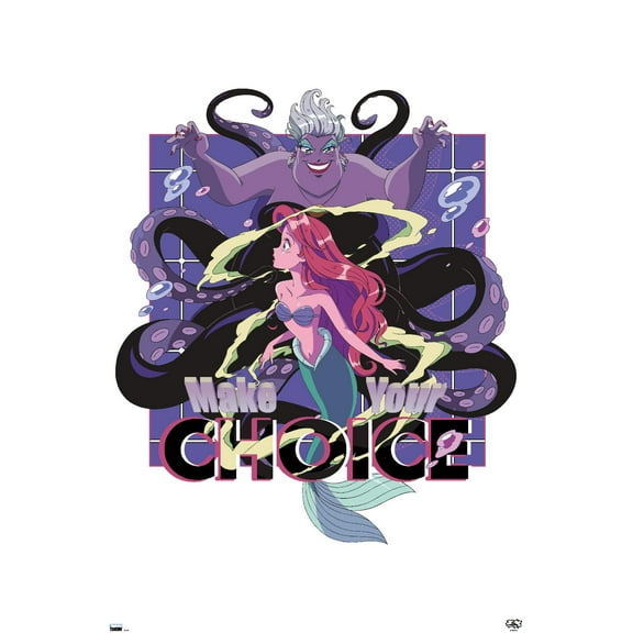 Disney Princess And Villains: Manga - Ariel Wall Poster, 14.725" x 22.375"