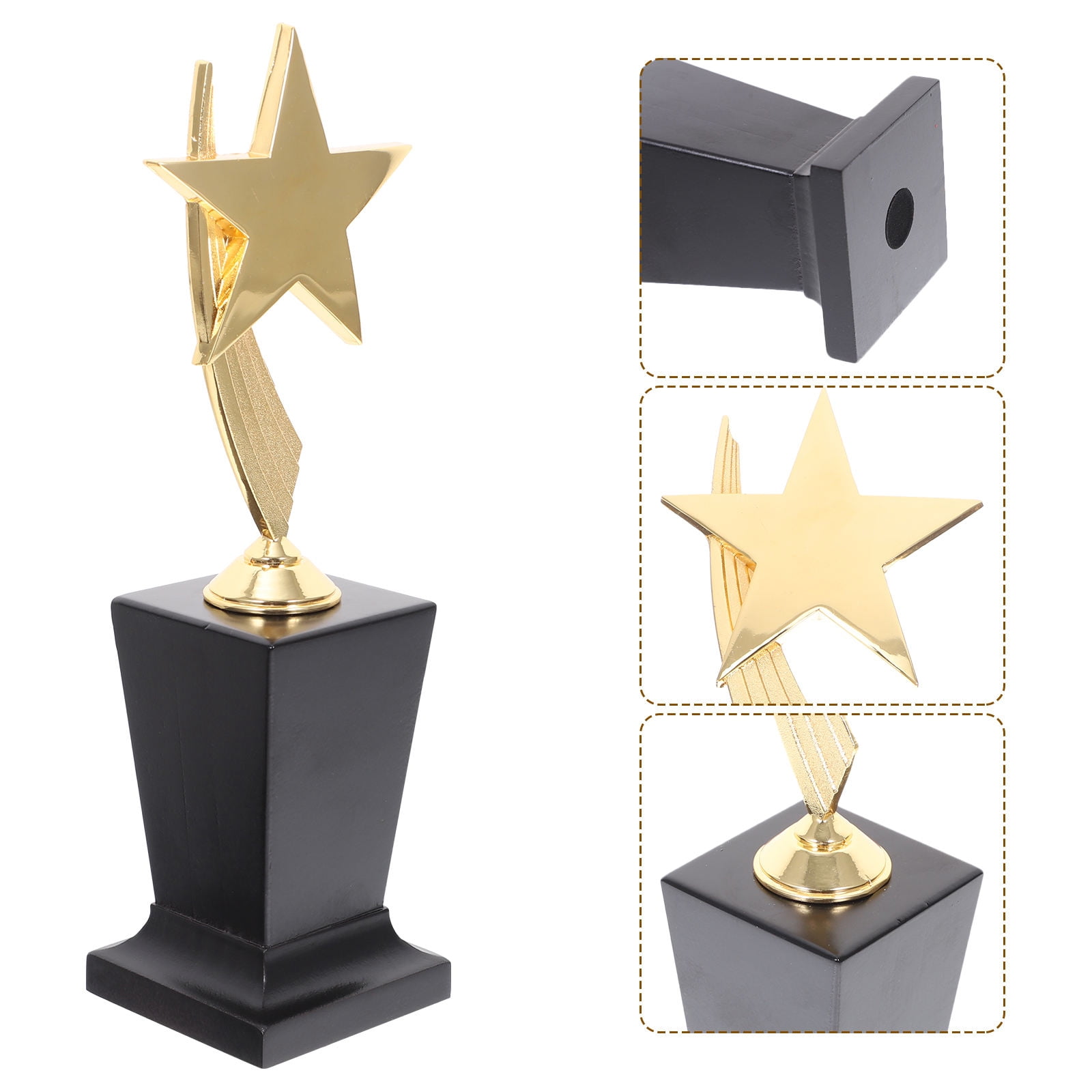 Masteelf 1PC Design Award Trophy Resin Reward Prizes Decor Gift Awards Trophy for Sports Competition Games