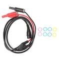 thumbnail image 2 of P1204 BNC Male Plug to  Banana Plug Coaxial Cable Oscilloscope Test Cable 100cm, 2 of 8