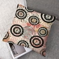 thumbnail image 7 of BANET Throw Pillow Cover Set of 2, Symmetrical Pattern Background Soft Color Image Print, Decorative Square Covers for Couch Bed &amp; Sofa, Coral Black White 20x20in, 7 of 7