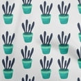 thumbnail image 1 of oneOone Viscose Jersey Turquoise Green Fabric Cactus Dress Material Fabric Print Fabric By The Yard 60 Inch Wide, 1 of 7