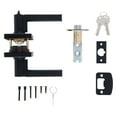 thumbnail image 4 of Brinks Contemporary Keyed Entry Lever Doorknob, Matte Black, 4 of 7