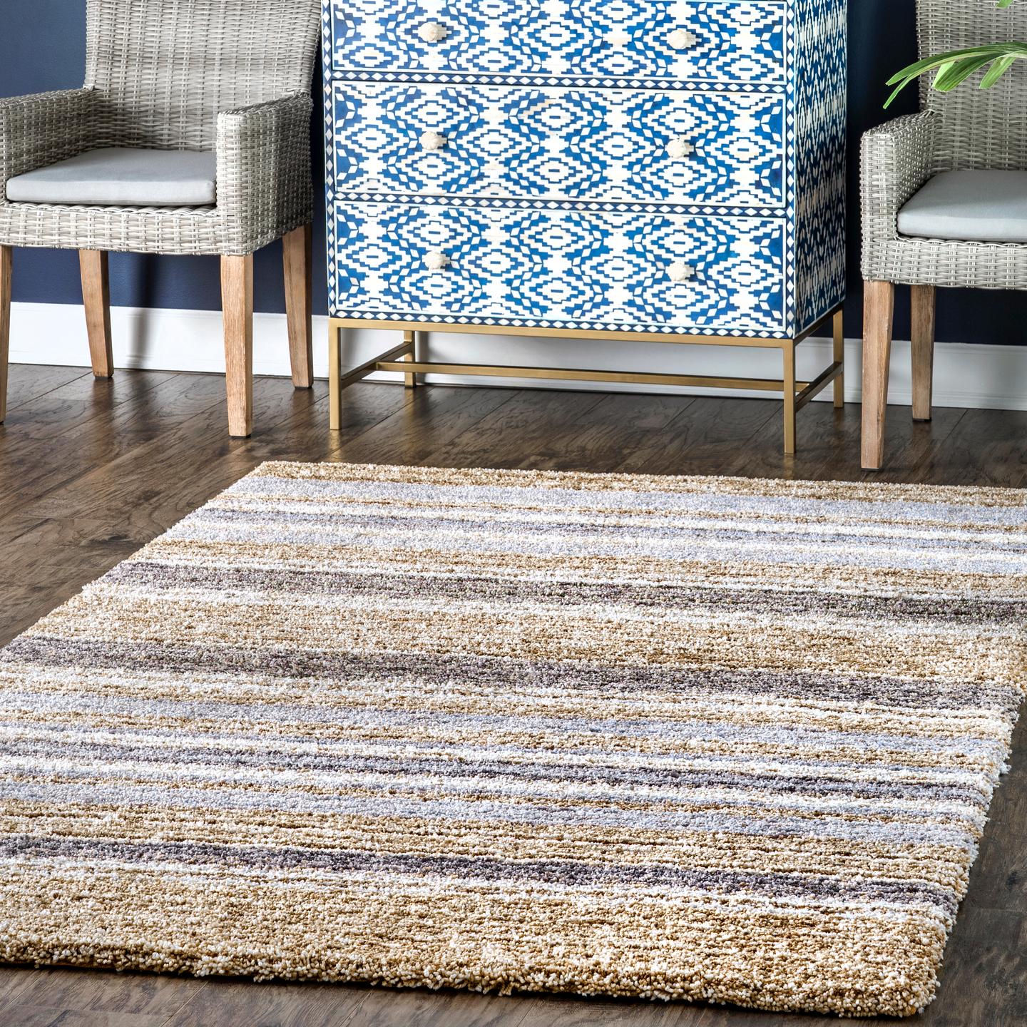 nuLOOM Drey Ombre Shag Area Rug
