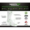 thumbnail image 3 of Compression Socks - Crew-White, Large by SmoothToe, 3 of 3