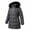 Darkgray_Horizontal, variant on Women's Winter Down Coats Waterproof Thicken Hooded Insulated Quilted Puffer Jacket, Black L