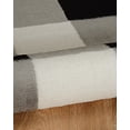 thumbnail image 3 of Capri Buffalo Check Rug, Black and White, 3 of 4
