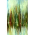 thumbnail image 2 of Brey 12x18 Black Ornate Wood Framed with Double Matting Museum Art Print Titled - Pond Reflections I, 2 of 4