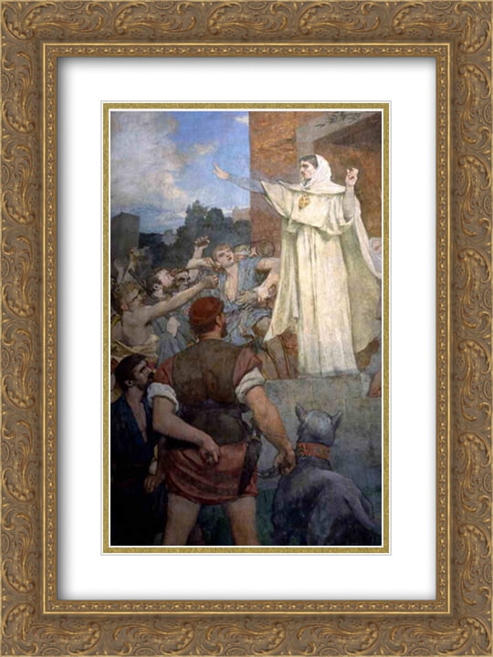 Pierre Puvis De Chavannes Fantasy Cropped Art Print Framed 12x16