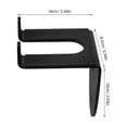 thumbnail image 2 of Phenofice Heavy Duty Black Barbell Storage Rack Wall Mounted Gym Organizer Space Saving Design, 2 of 8