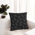thumbnail image 6 of Yiaed White Pineapples Print Pillow Covers Super Soft Decorative Square Throw Pillow Covers Case Cushion Covers for Sofa Couch Bedroom Car Decor（No pillow core）-12"x12", 6 of 7