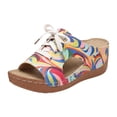 thumbnail image 3 of Orthopedic Sandals for Women with Arch Support Platform Colorful Sandals Wide Width Summer Casual Dressy Wedges Comfortable Beach Vacation Shoes, 3 of 9