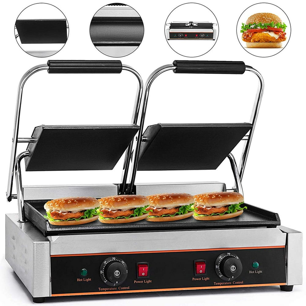 VEVOR 3600W Sandwich Press Grill Panini maker with Adjustable
