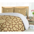 thumbnail image 5 of Ambesonne Retro Duvet Cover Sets, Star Shapes, 2-King, Cream Brown, 5 of 7