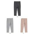 thumbnail image 6 of Hotiary Infant Toddler Girls Cotton Knit Leggings Kids Baby Solid Color Stretchy Waistband Lace Trim Leggings Trousers for 9 Months-6 Years, 6 of 6