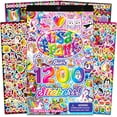 thumbnail image 1 of 1200 Stickers Tablet Book 10 Pages of Collectible Stickers Crafts Scrapbooking, 1 of 1
