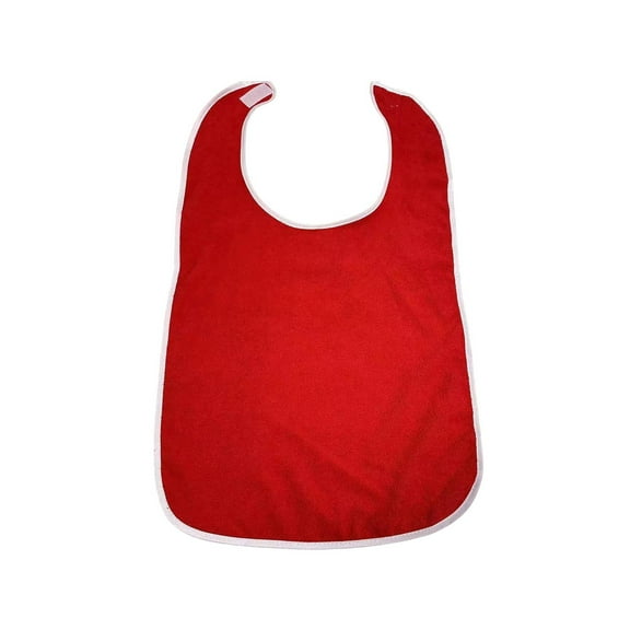 LEHOZIHEQ Adult Bibs, Eating Cloth for Elderly Seniors and Disabled, Adjustable, Terry bib Clothing Protectors, Machine Washable