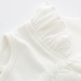 thumbnail image 6 of Otqutp Toddler Baby Girl Tutu Dress Kids Girls Long Sleeve Birthday Dress Tulle Knitted Ruffles Wedding Dresses Birthday Outfit for 6M-6 Years(White-b,0-3 Months), 6 of 6
