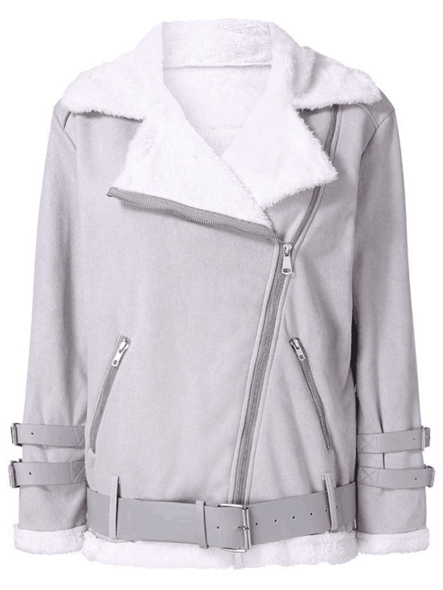 grey aviator jacket womens