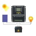 thumbnail image 1 of Contrôleur de Charge Solaire 100A/80A/60A MPT/PWM 12V/24V/36V/48V Outils de Contrôleur Auto Chargeur de Pile Solaire PV, 1 of 6