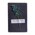 thumbnail image 2 of MXTPOV Gift Card, Hand Written Dried Flower Greeting Card Birthday Gift Card Thanksgiving Christmas Wishes Valentine's Day Teacher Card, Special Gifts, 2 of 5