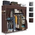 thumbnail image 1 of Closet Armable Ropero Armario Organizador 205x45x170cm Color Café Blick, 1 of 9