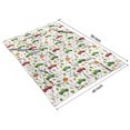 thumbnail image 4 of Cartoon Farm Vehicles Pumpkins White Pattern Blanket,Comfortable Soft Lamb Wool Throw Blanket,All Season,Warm Lightweight Blankets for Sofa Bed Couch Living Room Chair,40"x50", 4 of 4