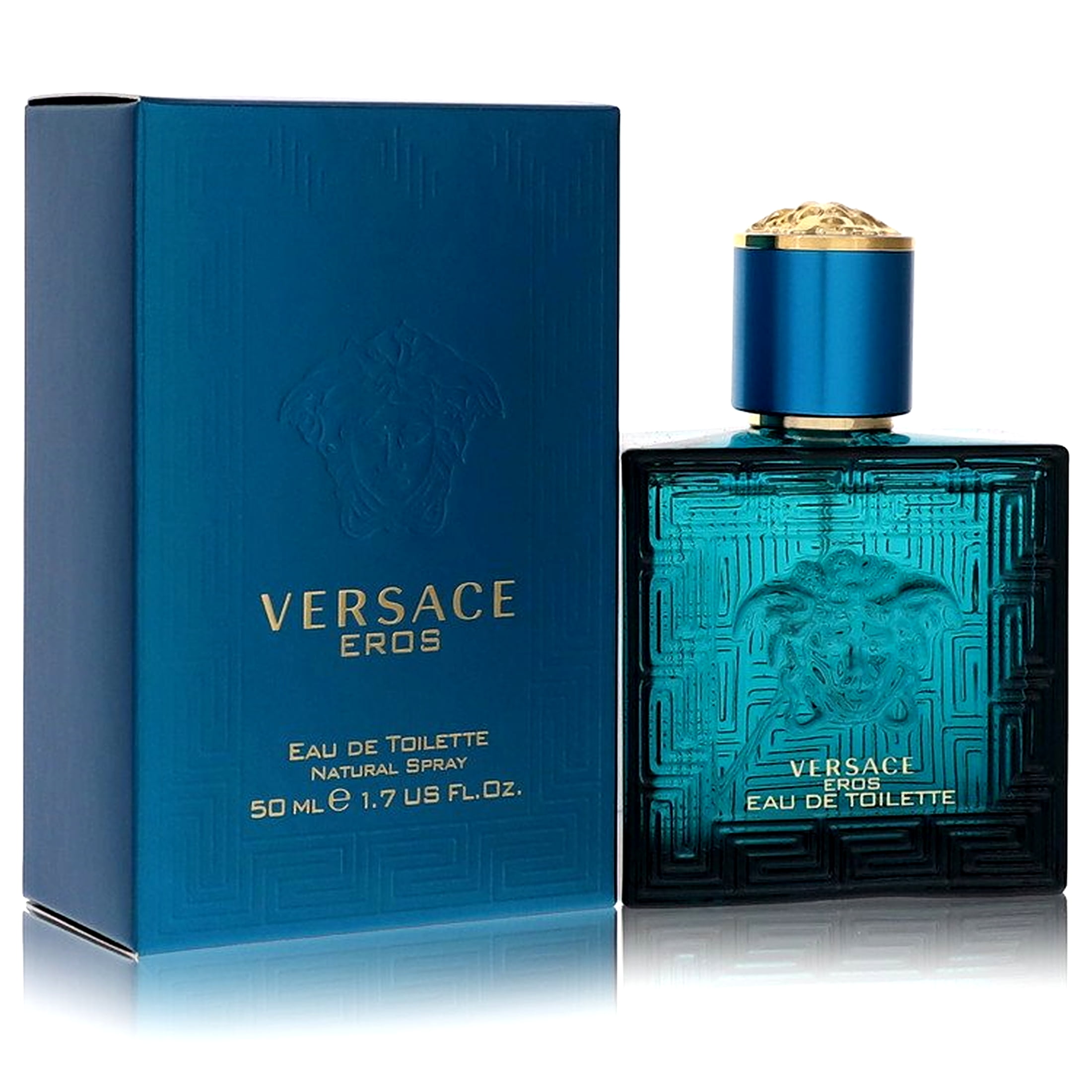 Versace Eros Eau de Toilette Spray, Cologne for Men, 1.7 Oz.