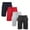 Red/Heather/Charcoal/Navy, variant on BenBen Men’s Athletic Shorts – Terry Jogger Style for Workout Running, Training & Gym - 4 Pack