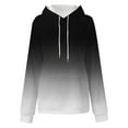 thumbnail image 4 of Turilly Women's Casual Printed Hooded Button Pocket Long Sleeved Top Sweater, 4 of 4