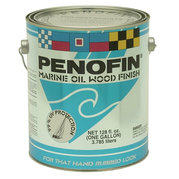4-Pack of 1 gal Penofin F3EMAGA Natural Marine Marine Oil Wood Finish (250-VOC)