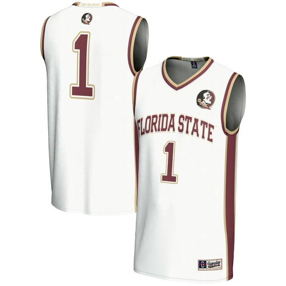 Youth GameDay Greats White #1 Florida State Seminoles Lightweight Basketball Jersey
