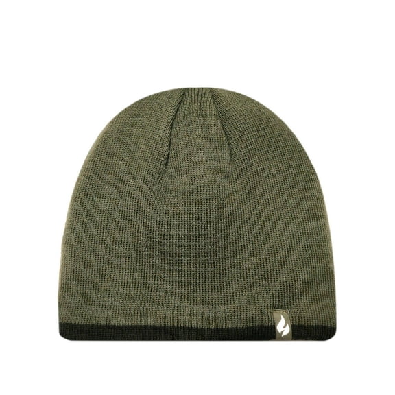 Men's Atlas Flat Knit Hat with Contrast Trim
