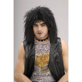 Headbanger 80's Rock Star Heavy Metal Adult Costume Wig
