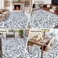 thumbnail image 5 of 5'x8' Area Rugs, Grey White Indoor Outdoor Area Rug for Living Room Bedroom, Modern Geometric Gray Ombre Abstract Art Washable Bathroom Rugs Kitchen Floor Carpet Mats Home Decor Aesthetic, 5 of 8