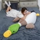 thumbnail image 2 of Almohada de peluche Pasrdqoyp de felpa con forma de pato real, 75 cm, 2 of 6
