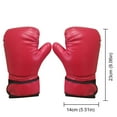 thumbnail image 2 of BLEEUS Boxing Gloves Breathable Fighting Training Mitts For Boys Girls Youth Fitness Supplies (Red), 2 of 10