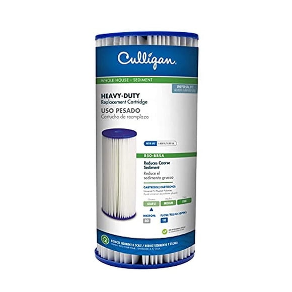 Cartucho de Repuesto de Uso Pesado Culligan R50-BBSA 50 Micron Recolección de Sedimentos