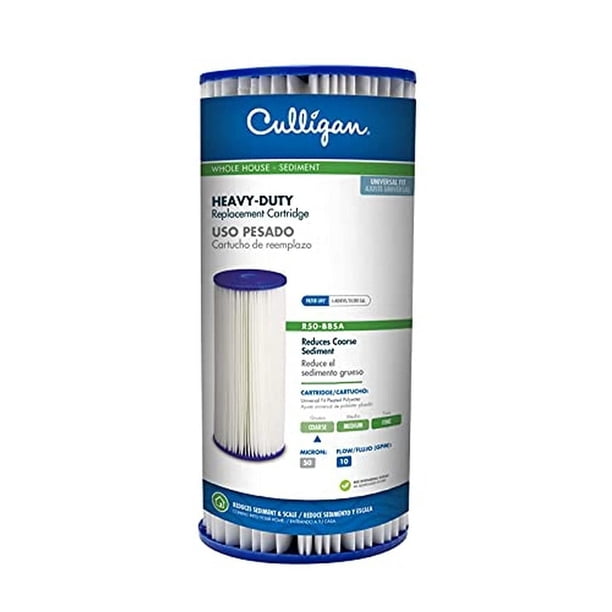Cartucho de Repuesto de Uso Pesado Culligan R50-BBSA 50 Micron Recolección de Sedimentos